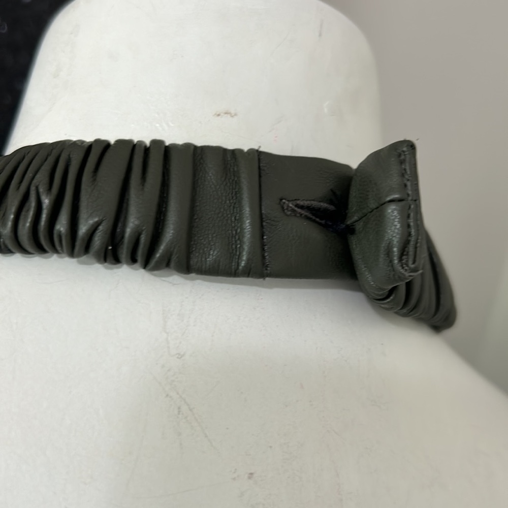 3.1 Phillip Lim Leather Alternative Halter Top Sz 2 Flaw - Picture 9 of 14